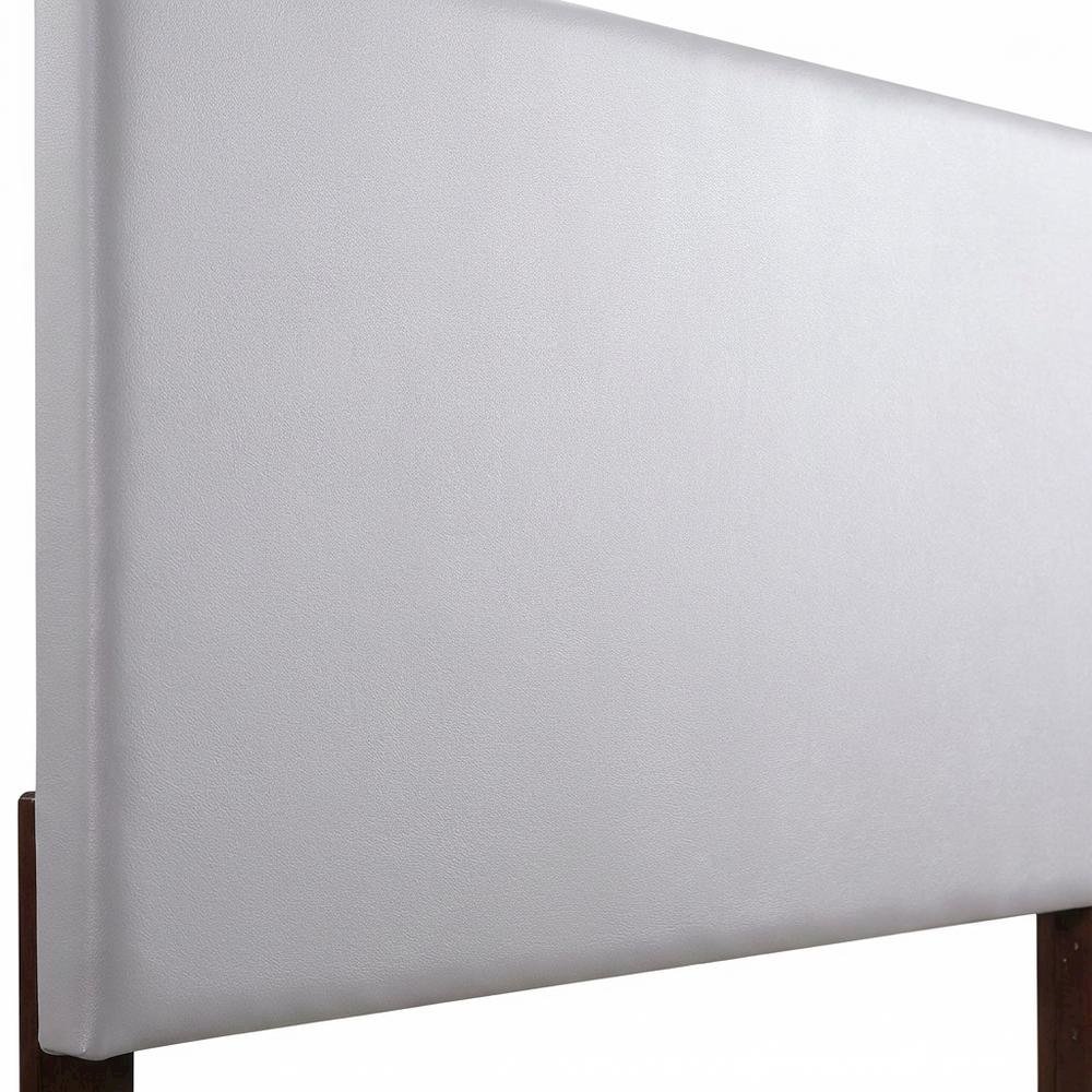 Light Gray Twin Headboard with Casual Design and Sturdy Frame Construction