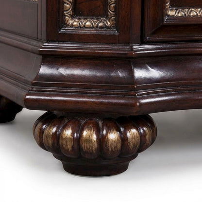 Cherry Night Stand with Dovetailed Drawers and Traditional Design