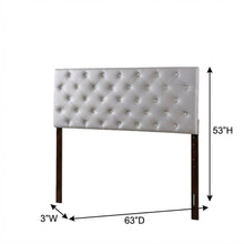 Light Gray Queen Headboard with Casual Style and Durable Frame Construction