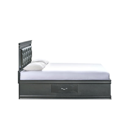 Glory Furniture Lorana Full Bed, Gunmetal Gray Color