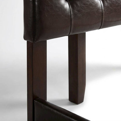 Black King Headboard with Casual Style Frame Construction and Bolted Design
