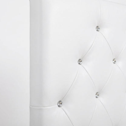 White King Headboard with Casual Design and Durable Frame Construction