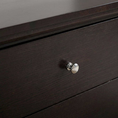 Espresso Nightstand with Transitional Design and Sturdy Construction