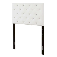 White Twin Headboard with Casual Style and Sturdy Frame Construction