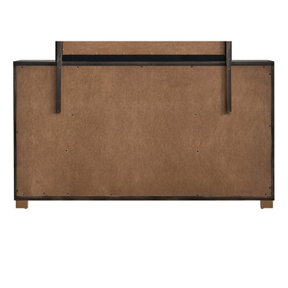 Glory Furniture Steeler Dresser, Black/Gold