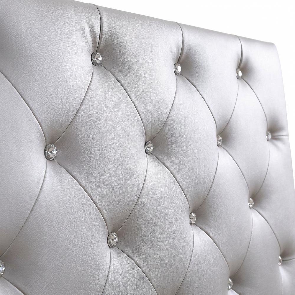Light Gray Twin Headboard with Casual Style and Durable Construction
