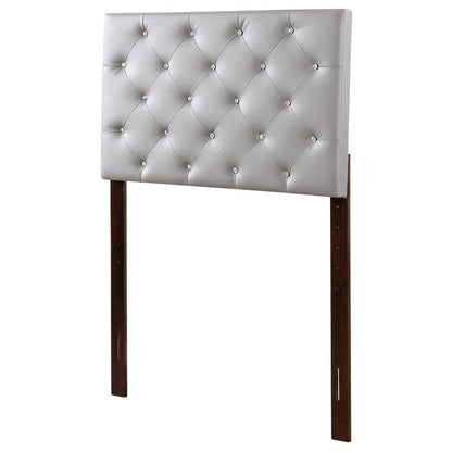 Light Gray Twin Headboard with Casual Style and Durable Construction