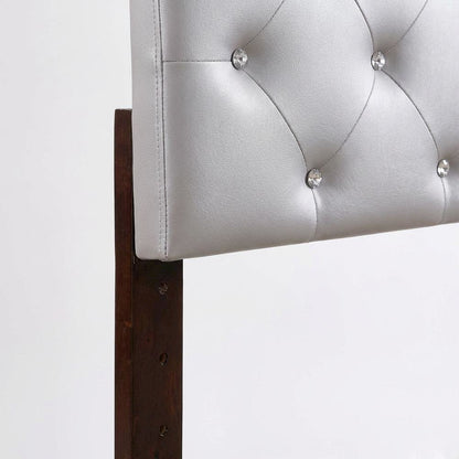 Light Gray Twin Headboard with Casual Style and Durable Construction