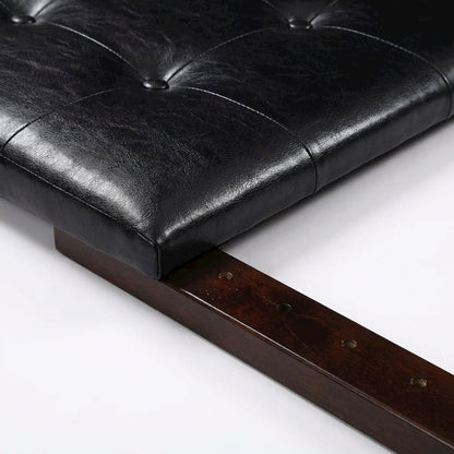 Black Twin Headboard with Casual Style and Sturdy Frame Construction