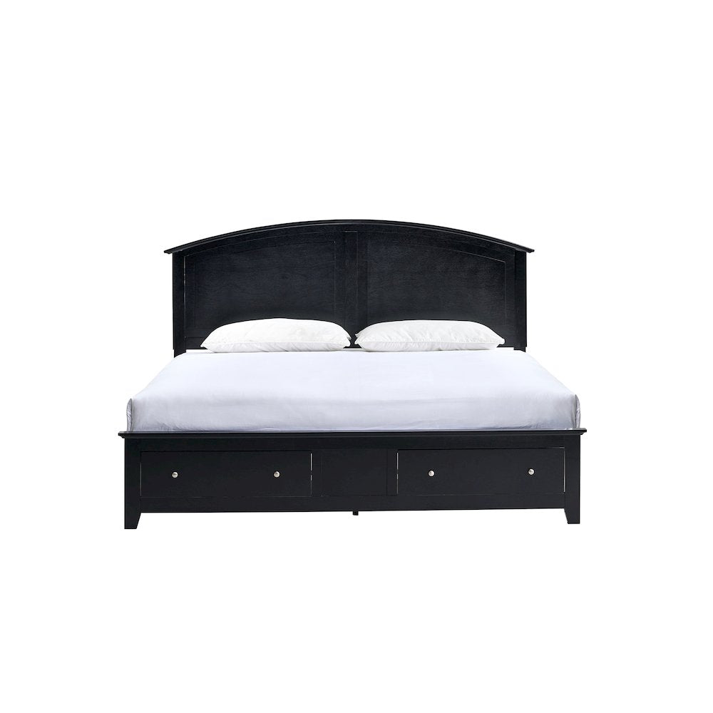 Glory Furniture Hammond King Bed, Black Color