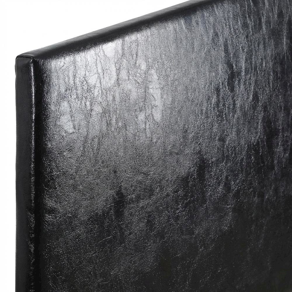 Black King Headboard with Casual Style Frame Construction and Durable Build