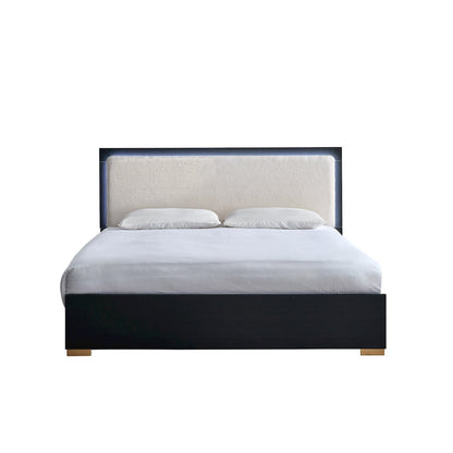 Glory Furniture Steeler King Bed, Black/Gold