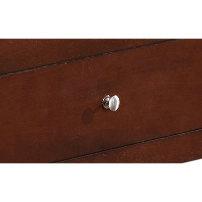Glory Furniture Burlington King Storage Bed in Cherry Color