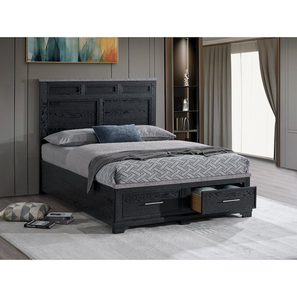 Glory Furniture Nick King Bed, Black