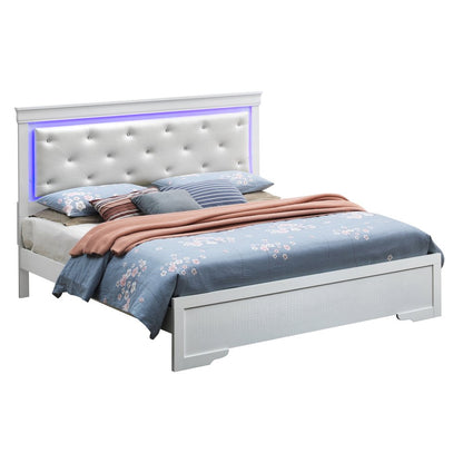 Glory Furniture Lorana Full Bed in White Color