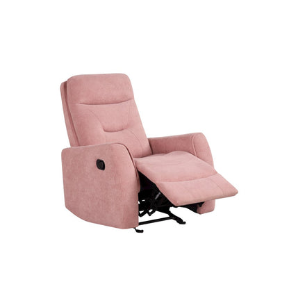 Glory Furniture Paterson Swivel Recliner, Pink