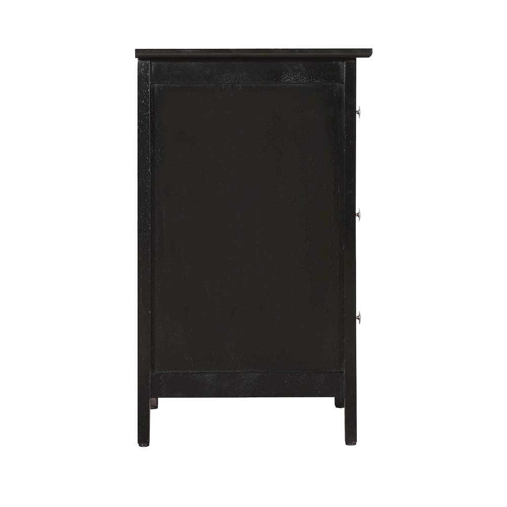 Nightstand with 3 Storage Drawers for Bedroom Organization