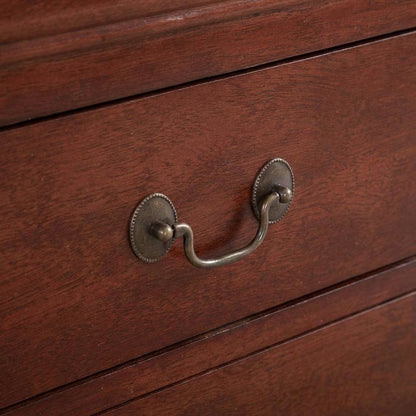 Cherry Nightstand with Traditional Design and Sturdy Construction