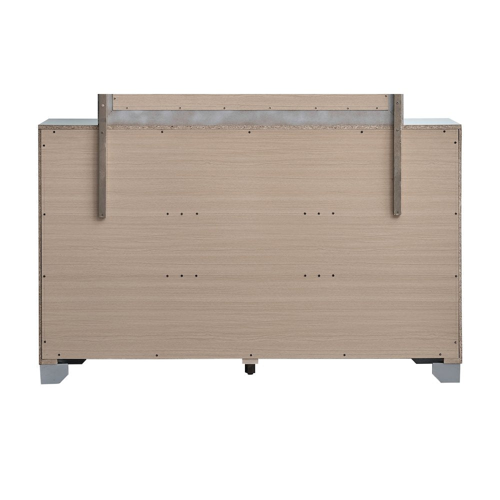 Glory Furniture Murry Dresser, Silver Color
