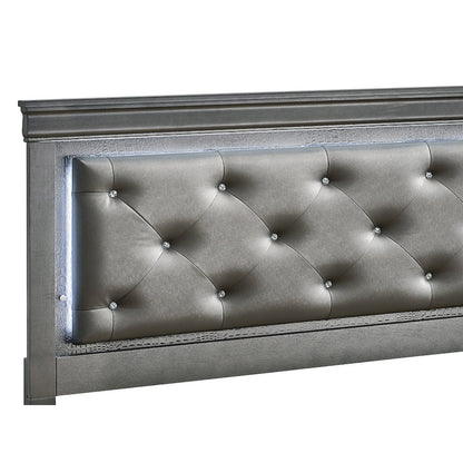 Glory Furniture Lorana Full Bed, Gunmetal Gray Color
