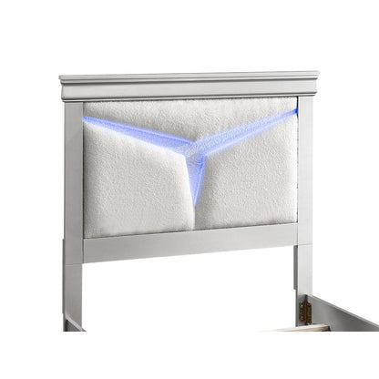 Glory Furniture Lorana Twin Bed, Silver Champagne Color