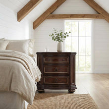 Cherry Night Stand with Dovetailed Drawers and Traditional Design