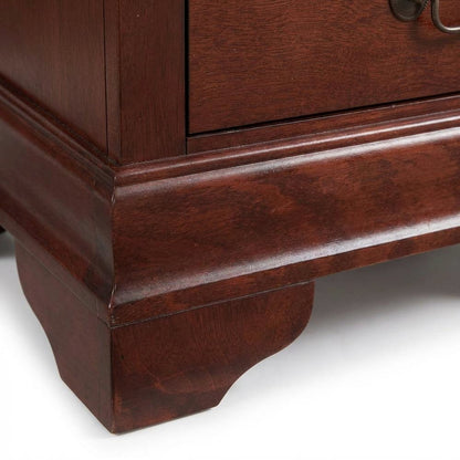 Cherry Nightstand with Traditional Design and Sturdy Construction