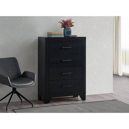 5 Drawer Chest of Drawers with Dovetail Drawers, Modern Dresser for Bedroom