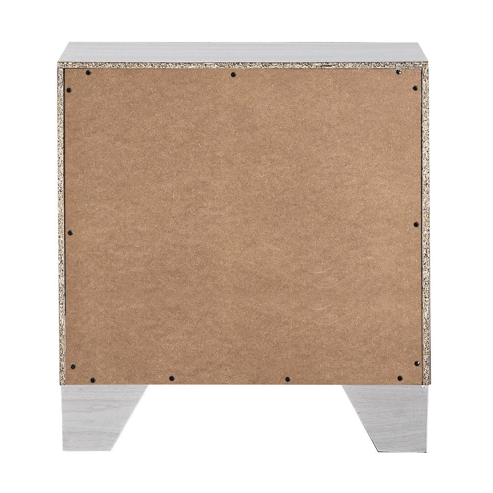 2-Drawer Nightstand with Dovetail Drawers, Modern Bedside Table for Bedroom