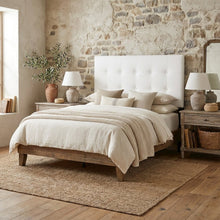 White Twin Headboard with Casual Style Frame Construction and Durable Build