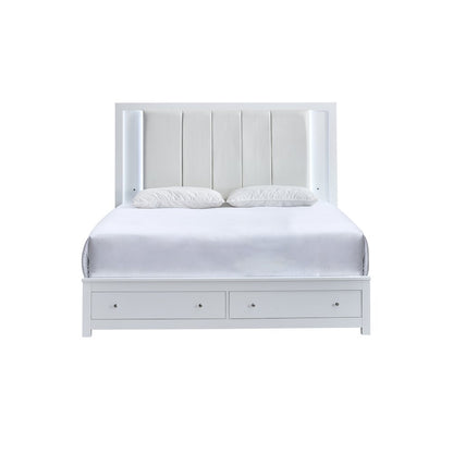 Glory Furniture Burlington Full Bed, White Color