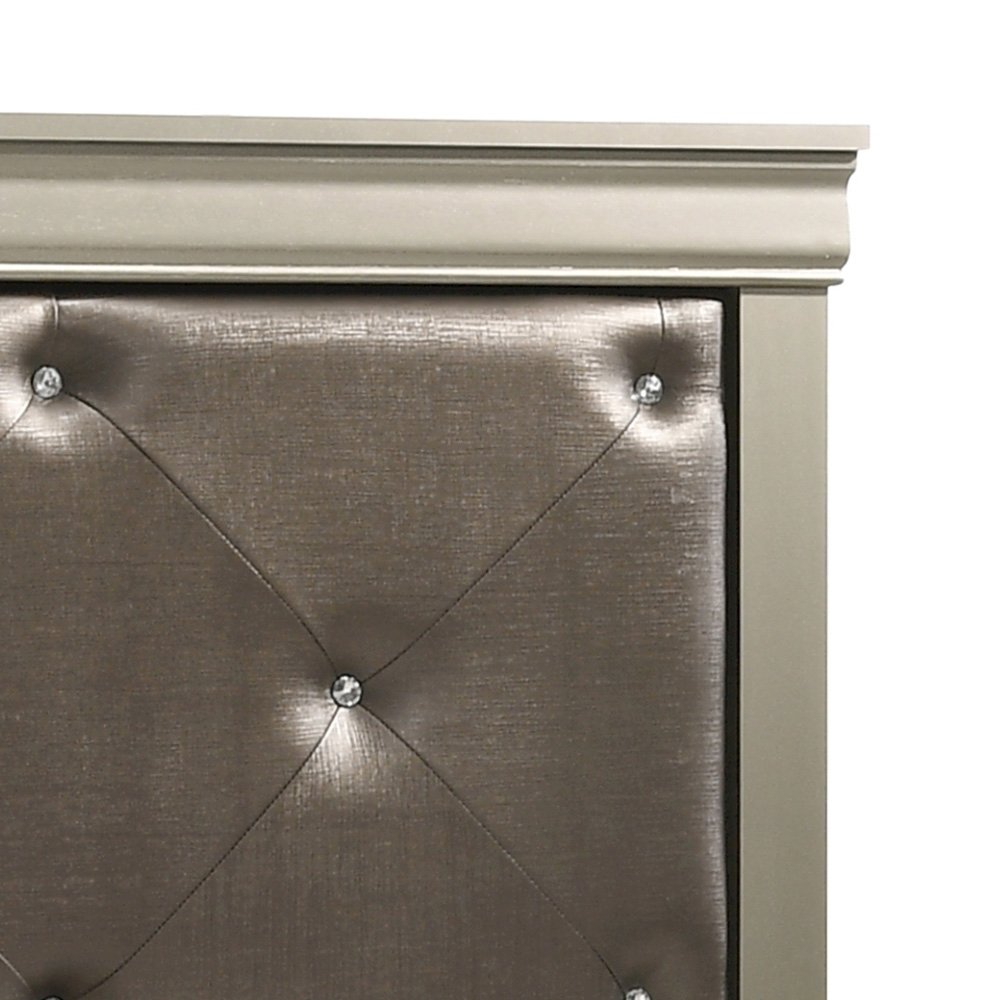 Glory Furniture Lorana Full Bed in Champagne Color