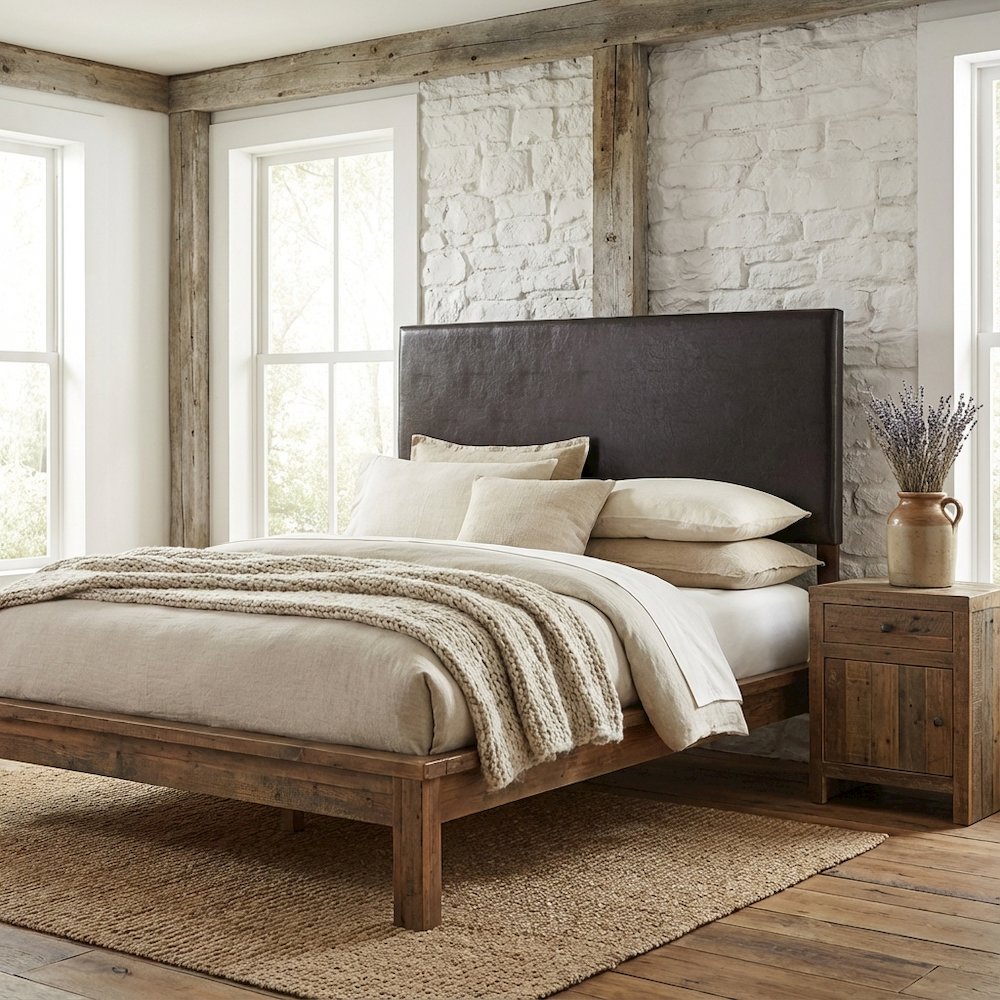 Black King Headboard with Casual Style Frame Construction and Durable Build