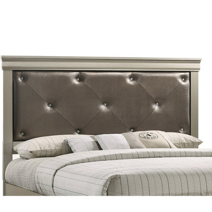 Glory Furniture Lorana Full Bed in Champagne Color