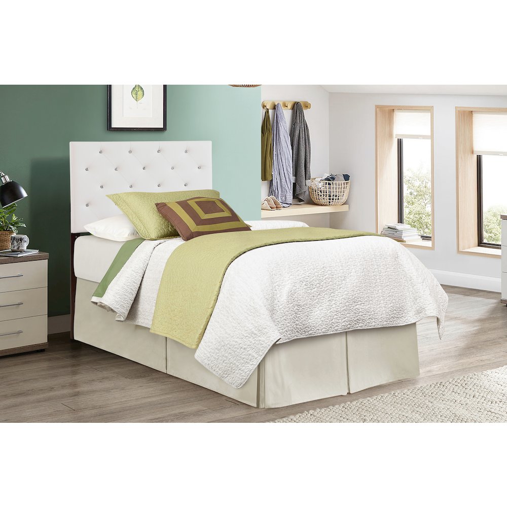 Glory Furniture Super Nova Twin Headboard in White Color