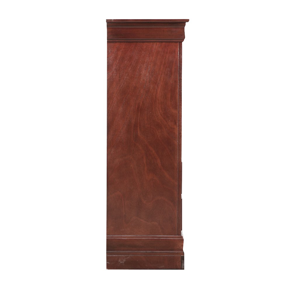 Glory Furniture LouisPhillipe Chest in Cherry Color