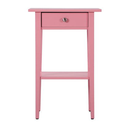 Glory Furniture Dalton Nightstand in Pink Color