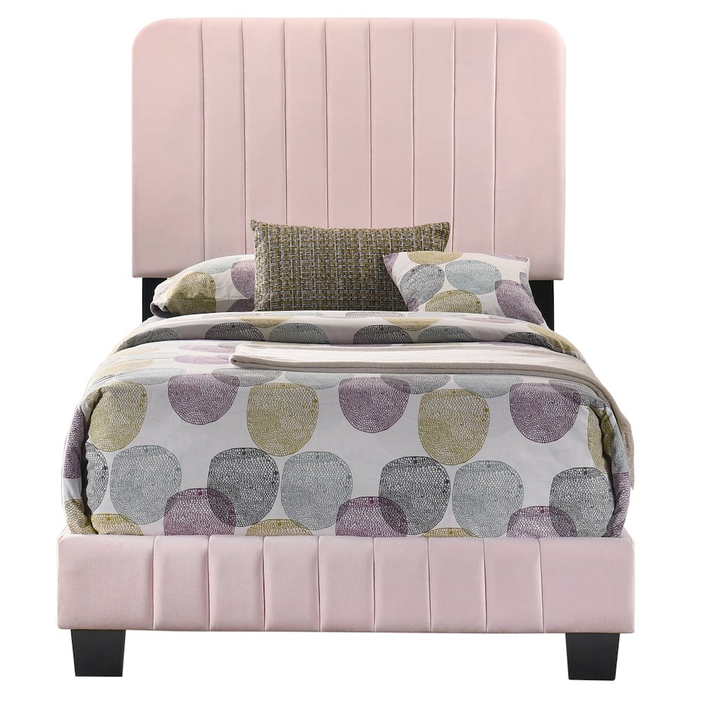 Glory Furniture Lodi Twin Bed in Pink Color
