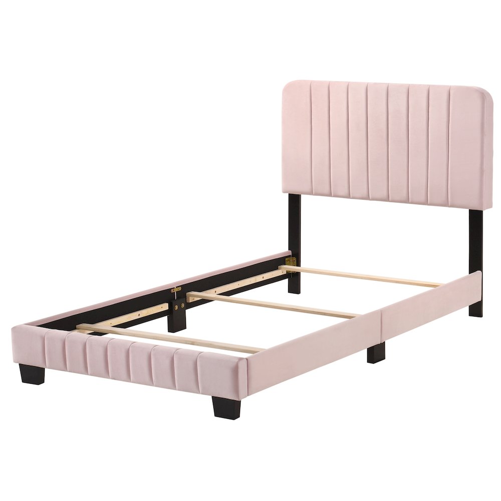 Glory Furniture Lodi Twin Bed in Pink Color