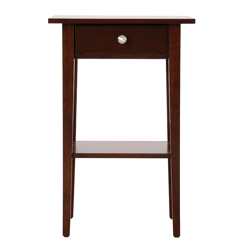 Glory Furniture Dalton Nightstand in Cappuccino Color