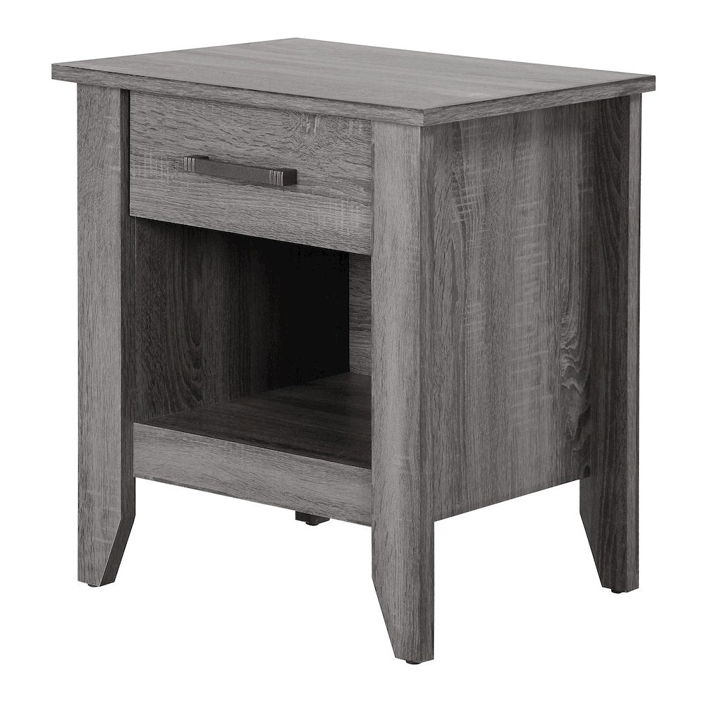 Glory Furniture Lennox Nightstand in Gray Color