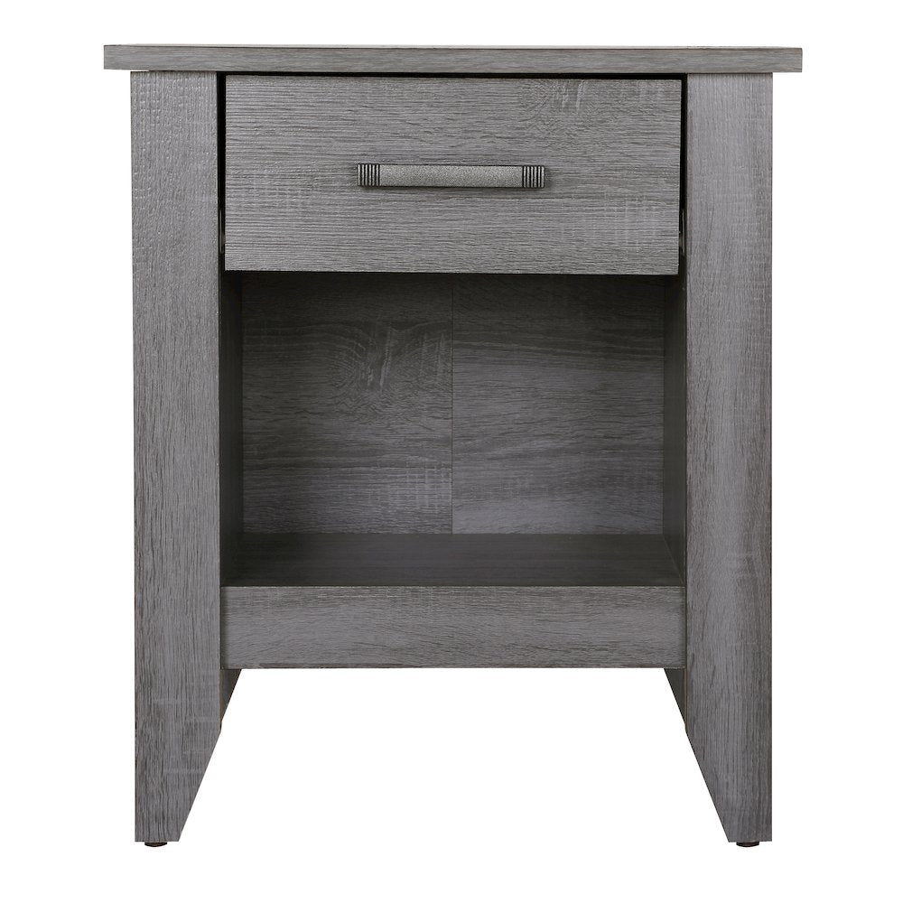 Glory Furniture Lennox Nightstand in Gray Color