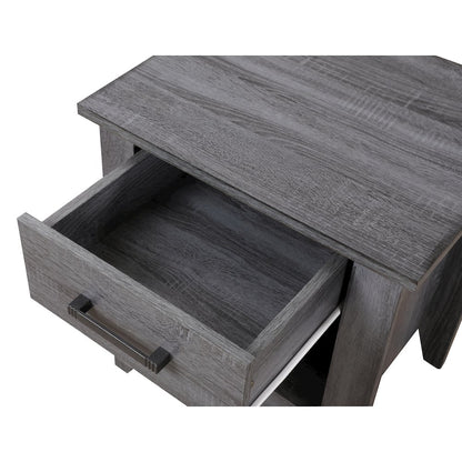 Glory Furniture Lennox Nightstand in Gray Color