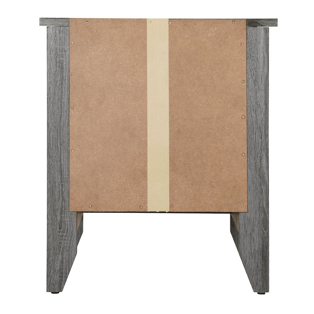 Glory Furniture Lennox Nightstand in Gray Color