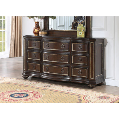 Glory Furniture Paris Dresser in Classic Cherry Color