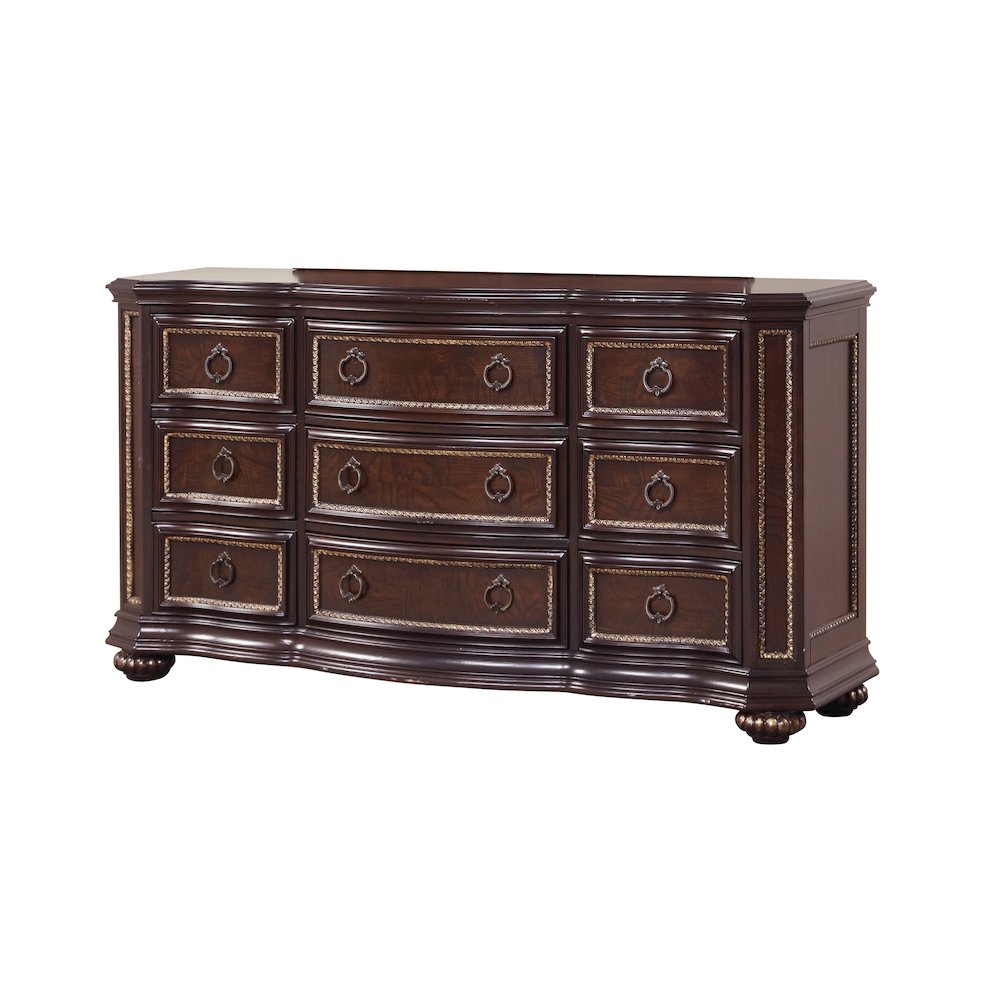 Glory Furniture Paris Dresser in Classic Cherry Color