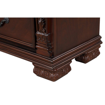 Glory Furniture Lyndon Dresser in Classic Cherry Color