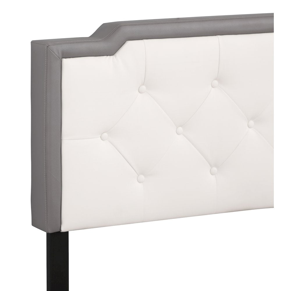 Glory Furniture Deb Twin Bed in Light Grey Color