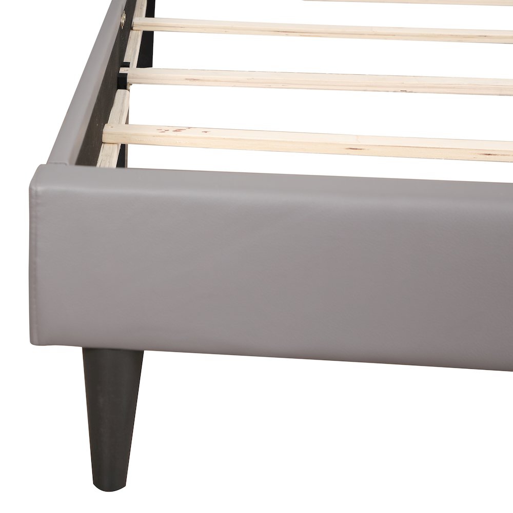 Glory Furniture Deb Twin Bed in Light Grey Color