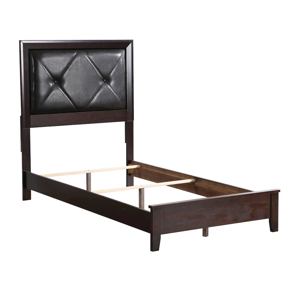 Glory Furniture Primo Twin Bed in Espresso Color